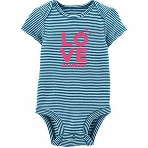 NWT. CARTER'S Baby Girl "Love My Mommy" Bodysuit